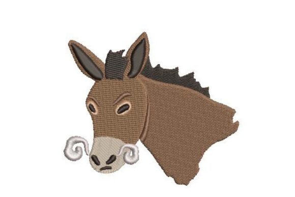 Angry Donkey: A Seasonal Farm Animal Embroidery Review