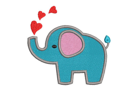 Children's Elephant with Heart