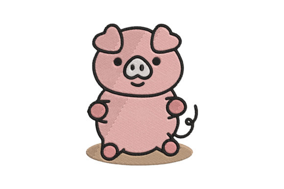 Cute Baby Animal Pig Cartoon