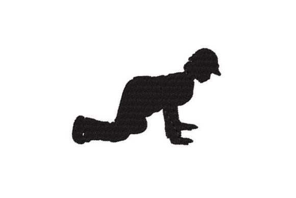 Female Coal Miner Silhouette