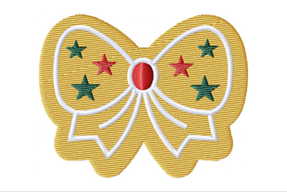 Gingerbread Christmas Bow