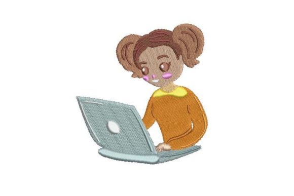 Girl Coder: A Craft Fair-Ready Embroidery Design