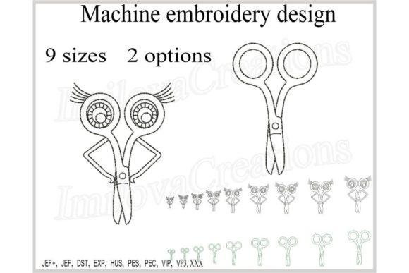 Scissors Embroidery Design Review