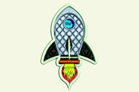 Spaceship: A Craft Fair-Ready Embroidery Design
