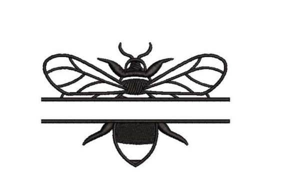 Split Cut Bee: A Seasonal Stitch with Sweet Buzz