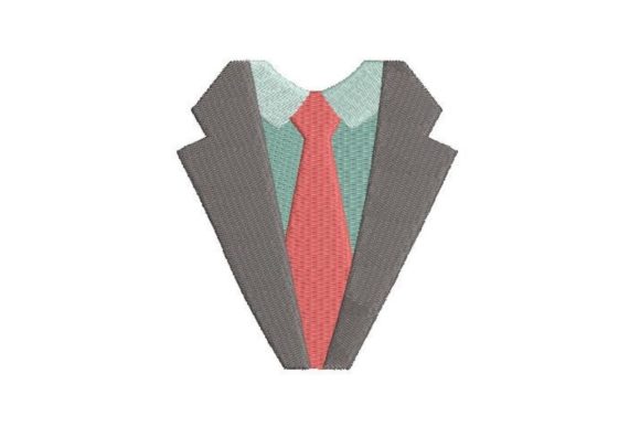 Suit Front: A Polished Embroidery Design for Premium Handmade Goods