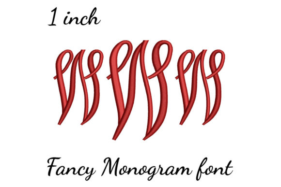 W Monogram Font Fancy